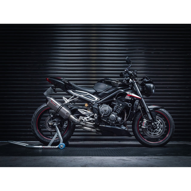 Demi-Ligne d'Echappement pour Triumph Street Triple 765 S, R & RS (2017-19)