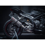Demi-Ligne d'Echappement pour Triumph Street Triple 765 S, R & RS (2017-19)