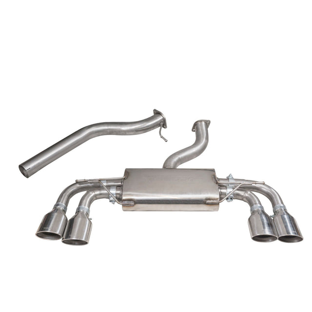 VW Golf R Mk7.5 Non Valved Non Resonated Cat Back Sports Exhaust