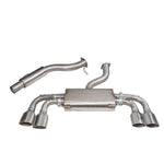 VW Golf R Mk7.5 Non Valved Resonated Cat Back Sports Exhaust
