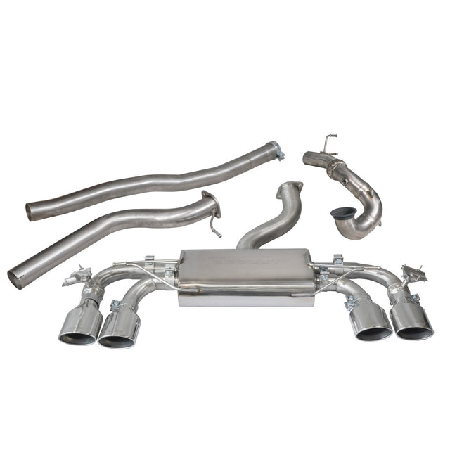 VW Golf R Mk7 Turbo Back Sports Exhaust - VW70d