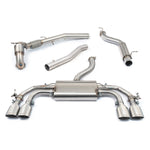Ligne d'Echappement "Turboback" avec Valve pour VW Golf R (MK8) 2.0 TSI (21>)