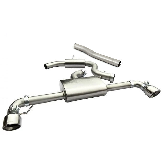VW Scirocco R Resonated Cat Back Performance Exhaust