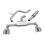 Ligne d'Echappement "Catback" Golf R Style Quadri Sortie pour VW Golf GTI (MK7) 2.0 TSI (5G) (12-17)