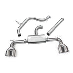 Ligne d'Echappement "Catback" Golf R Style Quadri Sortie pour VW Golf GTI (MK7) 2.0 TSI (5G) (12-17)