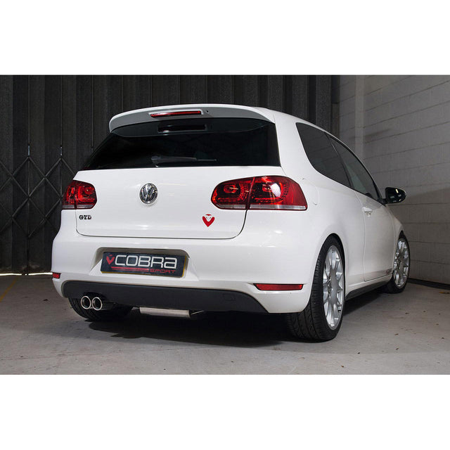 Ligne d'Echappement "Catback" pour VW Golf GT (MK6) 2.0 TDI 140 ch (5K) (09-13)