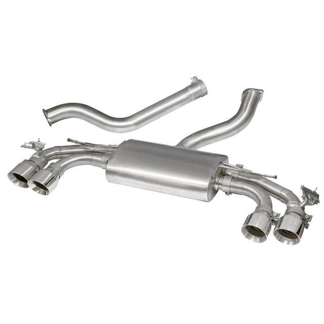 Valved Audi TTS (MK3) Valved Non Resonated Cat Back Performance Exhaust