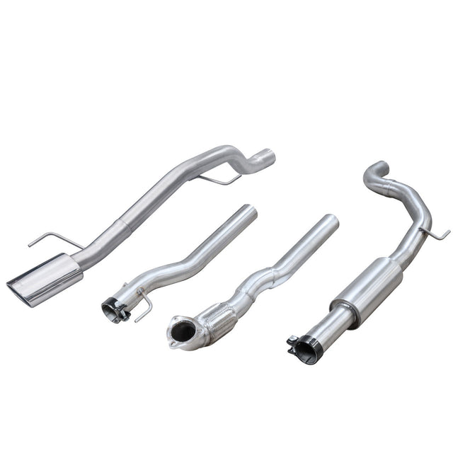 Vauxhall Corsa E 1.0 Turbo Venom Rear Box Delete Cat Back Performance Exhaust VZ28