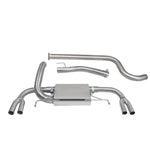 Vauxhall Astra J VXR Non Resonated Cat Back Sports Exhaust VX23