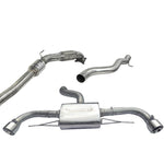 Ligne d'Echappement "Turboback" pour Audi TT (MK2) 2.0 TFSI (Quattro) 2012-14