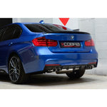 BMW 330D F30 Saloon Quad Exit Cobra Exhaust - BM107