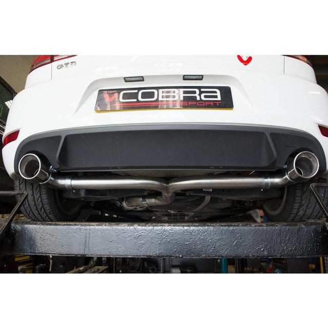 Ligne d'Echappement "Catback" GTI Style Venom pour VW Golf GTD (MK6) 2.0 TDI (5K) (09-13)