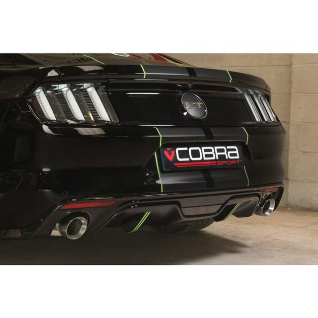 Ford Mustang GT V8 Rear Axle Back Exhaust by Cobra Sport