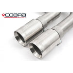 Mini Cooper S F56 Euro Non Resonated Cat Back Back Cobra Exhaust 