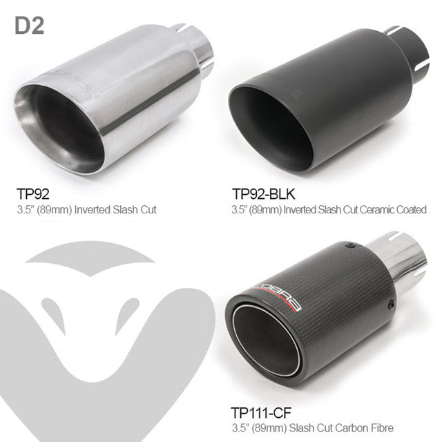 Ligne d'Echappement "GPFback" avec Valve pour Audi S3 (8V Facelift) 5 Portes Sportback (19-20)