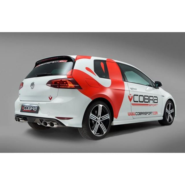 VW Golf R Mk7 / 7.5 Resonator Delete Cobra Exhaust - VW81